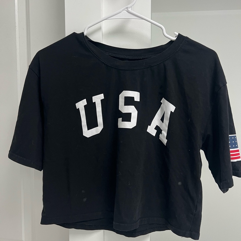 USA Crop Top